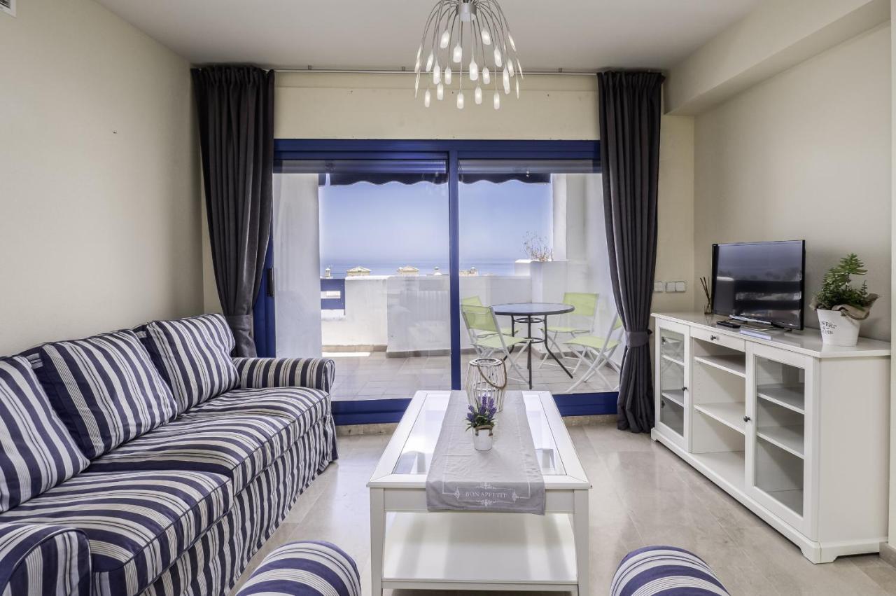2307-Amazing 2Bedrooms Sea View Pool View Manilva Exteriér fotografie