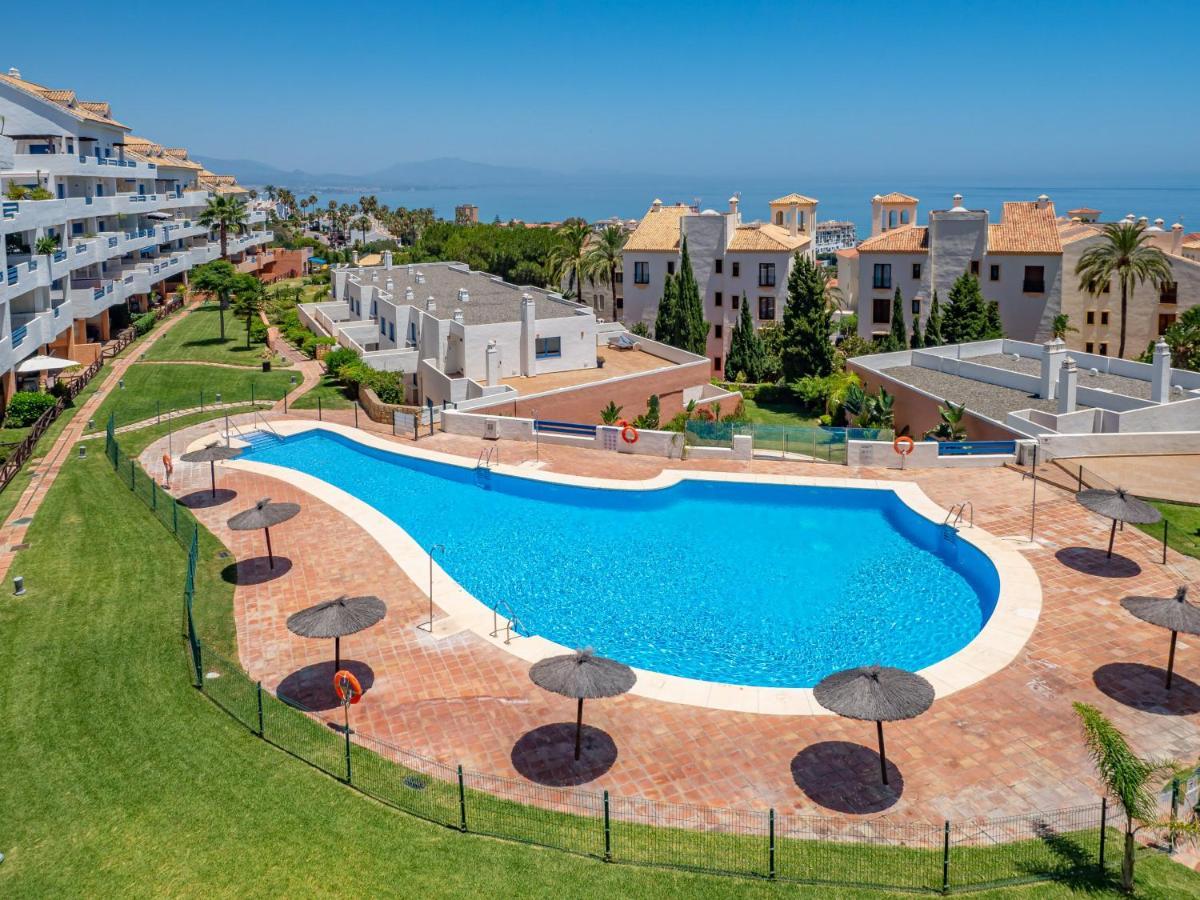 2307-Amazing 2Bedrooms Sea View Pool View Manilva Exteriér fotografie